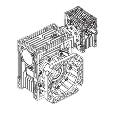 90mm brushless dc BLDC motor+ 4-1 ratio worm gearbox+80-1 ratio worm gearbox