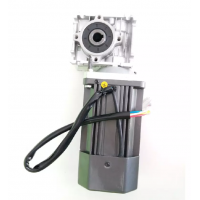 NEW 200W AC SERVO Motor 1400rpm with worm gearbox