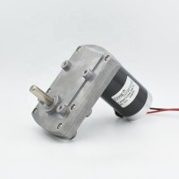 Bulk Sale 96*60mm size powerful dual shaft 12v dc tubular motor with gearbox for grill machine